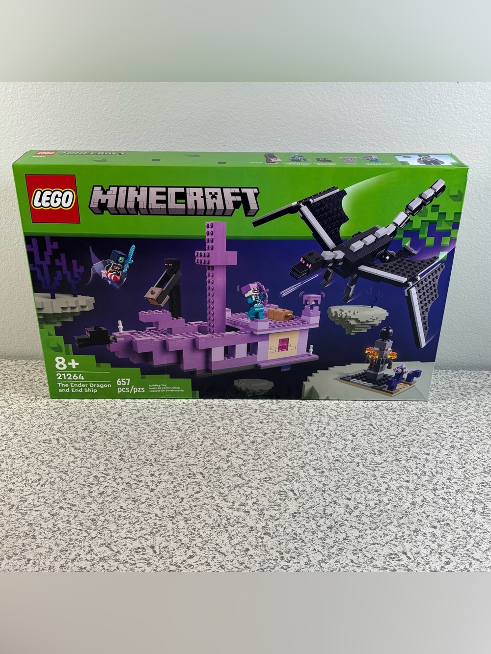 LEGO Minecraft: The Ender Dragon and End Ship 21264 Retired Set Brand New Sealed